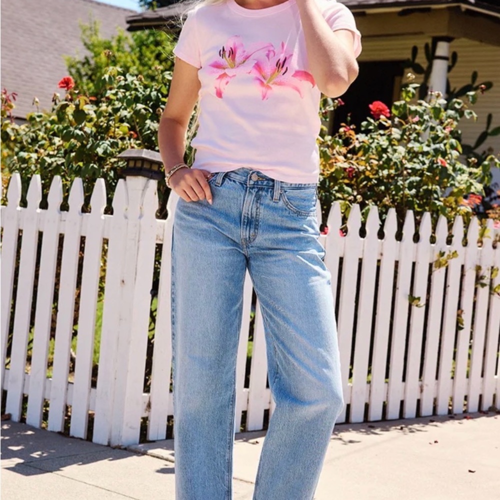 Levi's Light Blue High-Rise Ankle Cropped Jeans